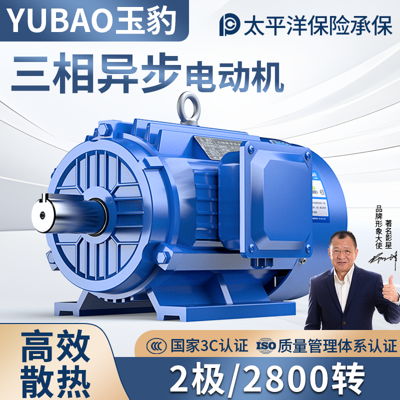 三相异步电动机 2极0.75/1.5/2.2/3/4/5.5/7.5KW高速国标380V电机