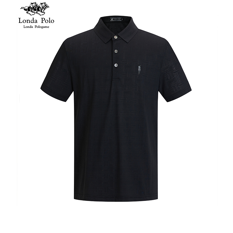 伦德保罗男装商务翻领POLO衫