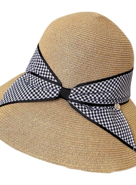 日本现货直送athena new york 限定 risako UV CUT 折叠防晒草帽