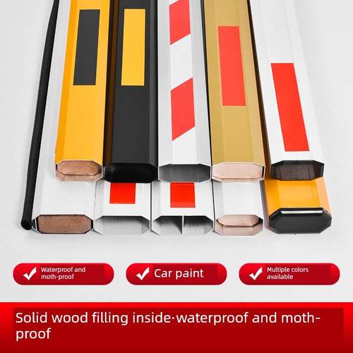 护栏门杆八角形杆直杆社区停车场门浴可调杆落地杆挡挡杆伸缩杆挡