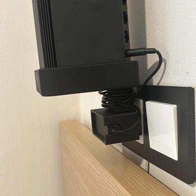 AX3000路由器AX1800插座面板底座支架托架免打孔收纳架