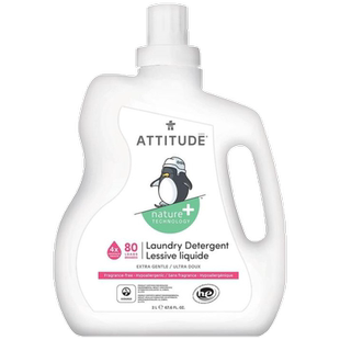 ATTITUDE进口婴儿洗衣液2倍浓缩无香型2L新生儿宝宝儿童无荧光剂