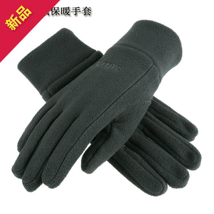 抓绒户外运动加厚保暖手