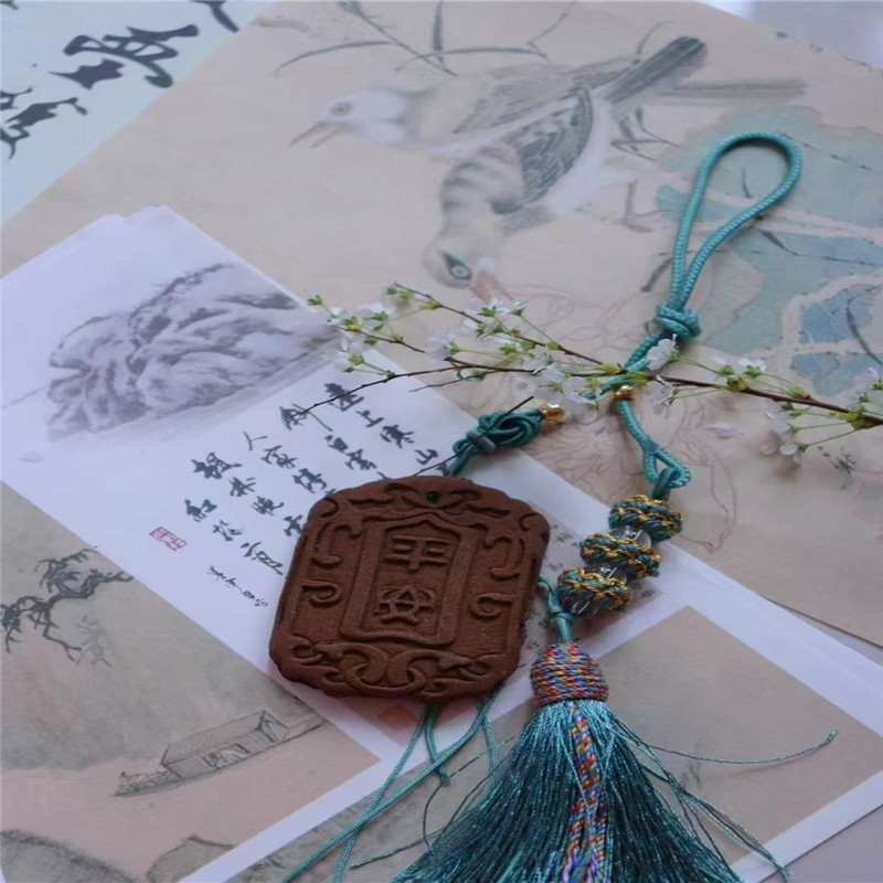 新款双面仿古平安香牌模具