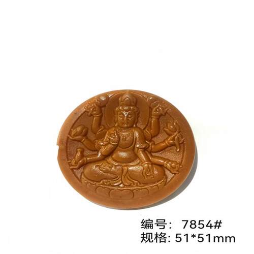 圆形佛手香牌模具单面古法做手工自制作合香牌工具制香挂件磨具