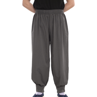 缎梵僧服夏季免绑腿僧裤禅修裤和尚衣服男女款居士裤复古比丘尼服