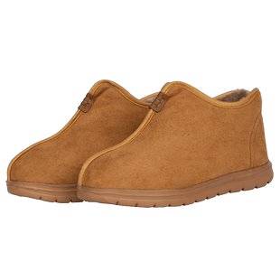 缎梵保暖加绒僧鞋棉鞋冬季男女款加厚防滑僧人和尚鞋罗汉鞋僧侣鞋