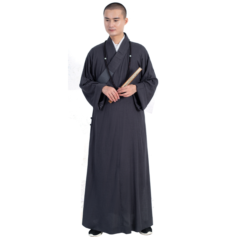 缎梵僧服大褂夏季薄款短褂男女同款长衫和尚衣服私人定制僧衣小褂