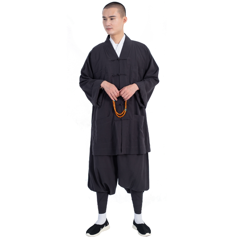 缎梵僧服春秋季短褂可定做