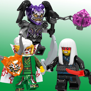 第三方幻影忍者ninja乐积木高复仇者晴美公主紫外线小姐人仔玩具9