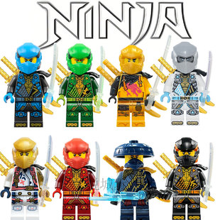 2025便宜新幻影忍者19季主角劳埃德浪人杰阿林索拉凯赞寇积木人仔