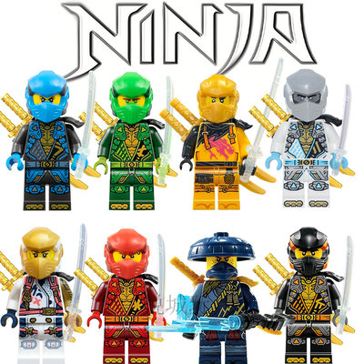 2025便宜新幻影忍者19季主角劳埃德浪人杰阿林索拉凯赞寇积木人仔