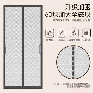 加厚保暖防风隔音隔断帘自粘贴家用防寒新款 石墨烯蓄热棉门帘冬季