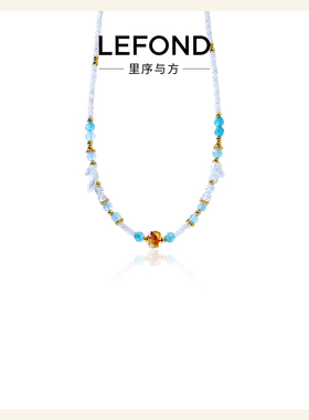 ins风轻奢贝壳串珠锁骨链女