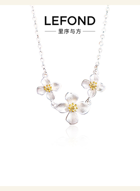 栀子花轻奢小众项链送女友