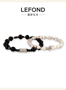新款蓝桉与鸟情侣手链轻奢小众
