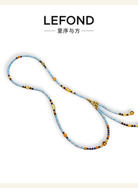 中国风真石串珠流苏可拆卸项链
