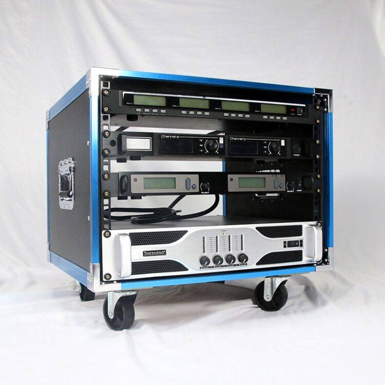 8u专业功放音响机柜18u调音台机架24u带门航空机柜12u移动航空箱