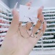 MINO饰品纽纹时尚 295 大圆圈耳饰 耳圈欧美百搭气质个性 时尚