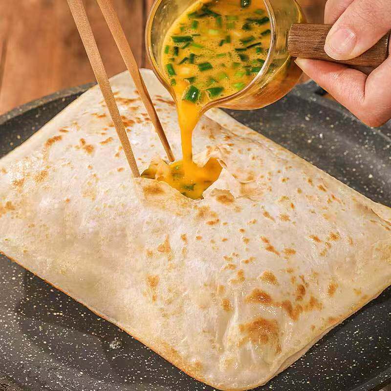 【大分量900g】鸡蛋灌饼饼皮半成品家用速食儿童营养早餐手工面饼