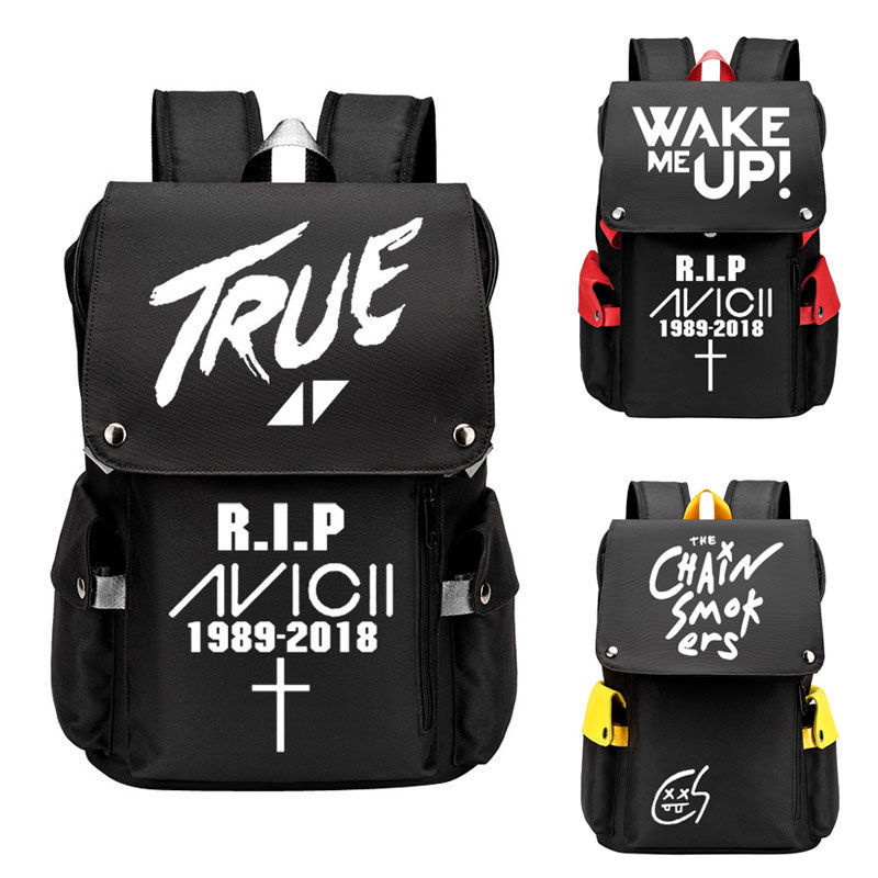 2024百大DJ书包 A神 Avicii TRUE电音双肩背包烟鬼组合周边马丁盖