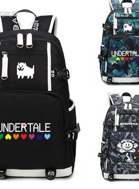 传说之下学生书包 UNDERTALE Sans周边男女双肩包二次元动漫背包