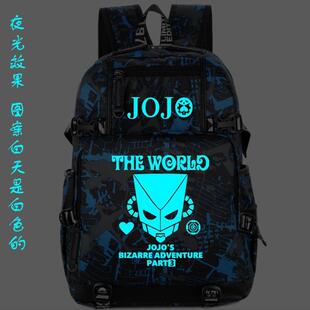 2025JOJO的奇妙冒险白金之星绯红之王杀手皇后动漫书包学生背包双