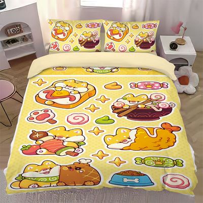 2025可爱治愈秋田犬纯棉