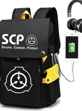 2024SCP基金会中二病者联盟 二次元创意动漫周边书包背包双肩包电