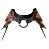 欧洲古代中世纪文艺复兴战士PU皮腰带复古COSPLAY舞台影视道具