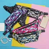 热销运动腰包单肩斜跨健身生意钱包防水户外运动包贴身腰包