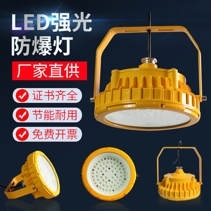 LED防爆灯隔爆仓库厂房车间30W50瓦20W10W应急照明防暴圆形吸顶灯