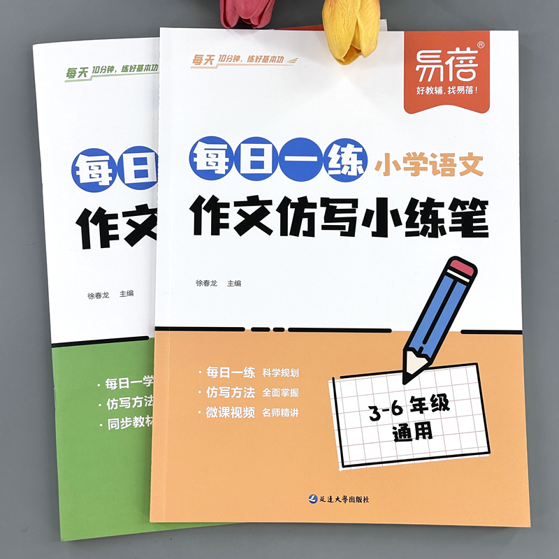 易蓓小学语文作文仿写小练笔每日一练三四五六年级写作技巧指导书
