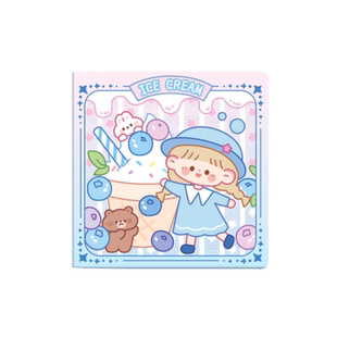 桃桃系列手账本少女心ins风方方本网格内页笔记本子小学生胶带女生方形手帐本新款网红可爱随身加厚本子儿童