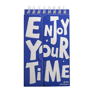 迷你英语背单词本艾宾浩斯记忆曲线随身便携积累小学生默写小号口袋笔记本考研神器韩语日语记单词记录小本子