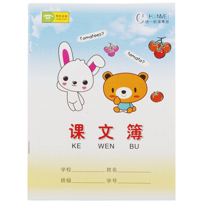 小学生家庭作业本汉语拼音写字簿