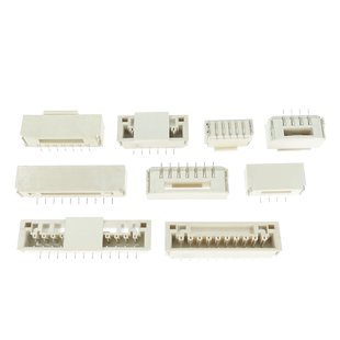 GH1.25mm带锁扣 立贴/卧贴  贴片母座 2P3P4P5P6P7P8P9P10P11P12P