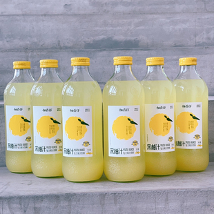 柚香谷宋柚汁复合果汁饮料1L*2瓶聚会休闲出游婚宴酒席大瓶装