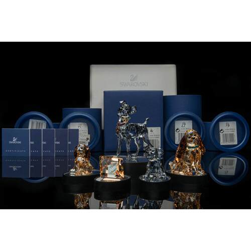 SWAROVSKI施华洛世奇迪斯尼Figurines女the Tramp complete套装
