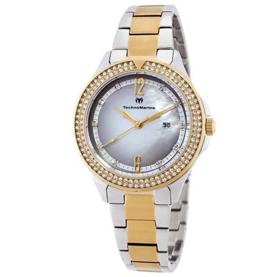 Technomarine TM 826011 Luna灰白色表盘33 mm女士手表