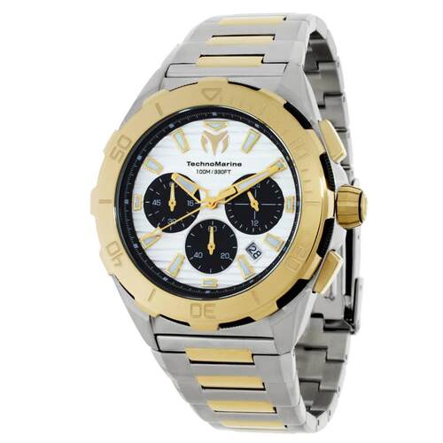 TechnoMarine TM 725034 Seven Seas银表盘44 mm男士手表