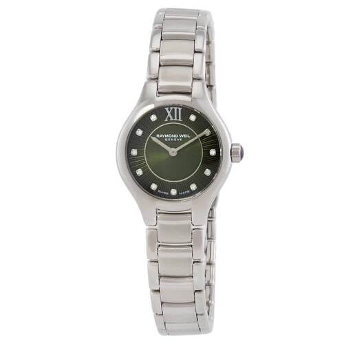 Raymond Weil 5124 ST 52181 Noemia绿色表盘mm女士手表