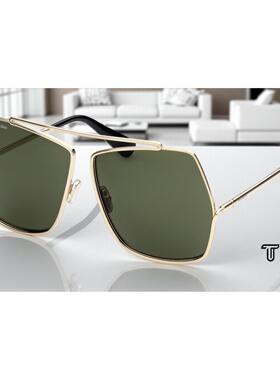 MaxMara MM0006 08A闪亮灰色灰64女士太阳眼镜