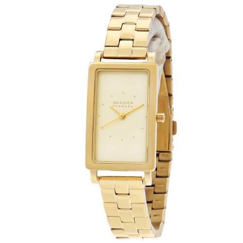 Skagen SKW3098 Hagen Lille金色表盘22 mm女士手表