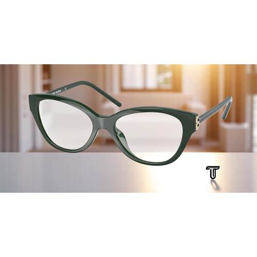 Tory Burch TY4008U 1846深绿色镜片50 mm女士近视眼镜框架