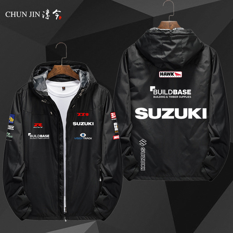 suzuki铃木motogp厂队骑行服摩托车服机车骑士服装夹克外套上衣服