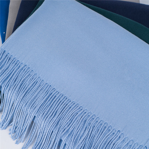 2024年新款天蓝色围巾披肩两用