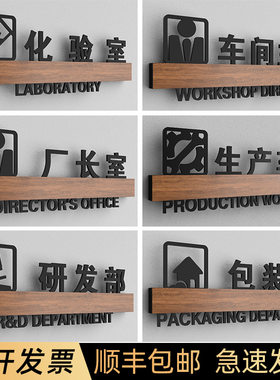 车间办公室厂长室门牌标志牌订制