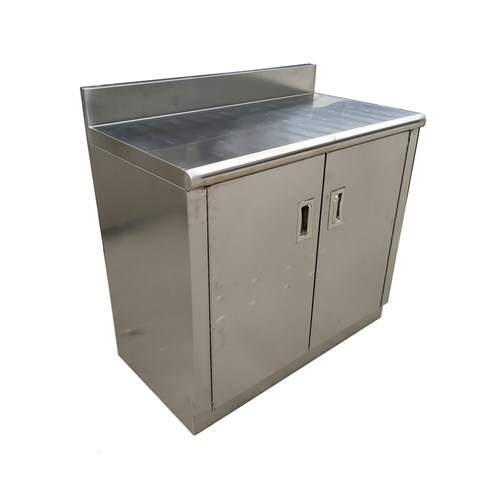 不锈钢开门橱柜碗柜储物柜