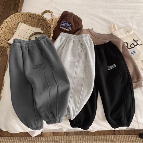 男童洋气裤子2025春秋新款儿童宝宝宽松百搭时尚休闲运动哈伦卫裤